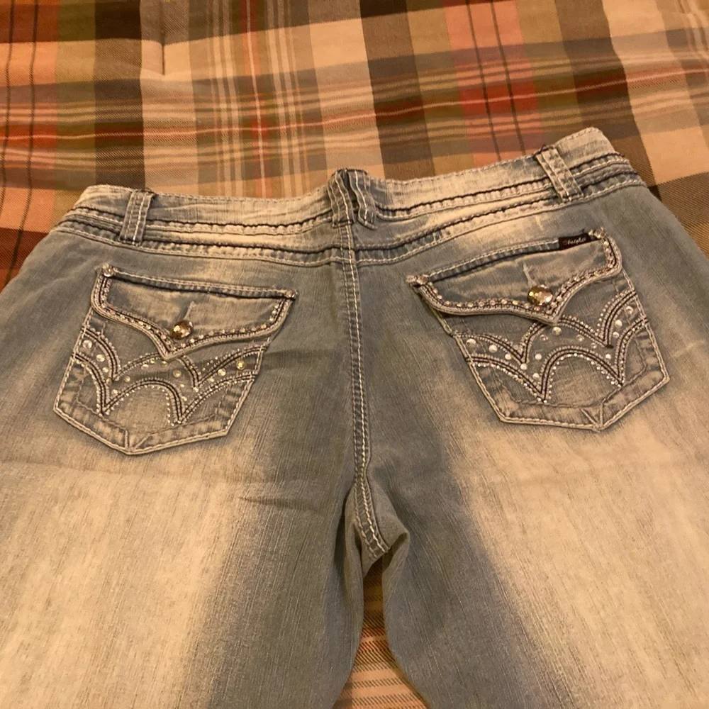 Angel Jeans Size 17 Juniors, Gently Worn - Picture 3 of 4